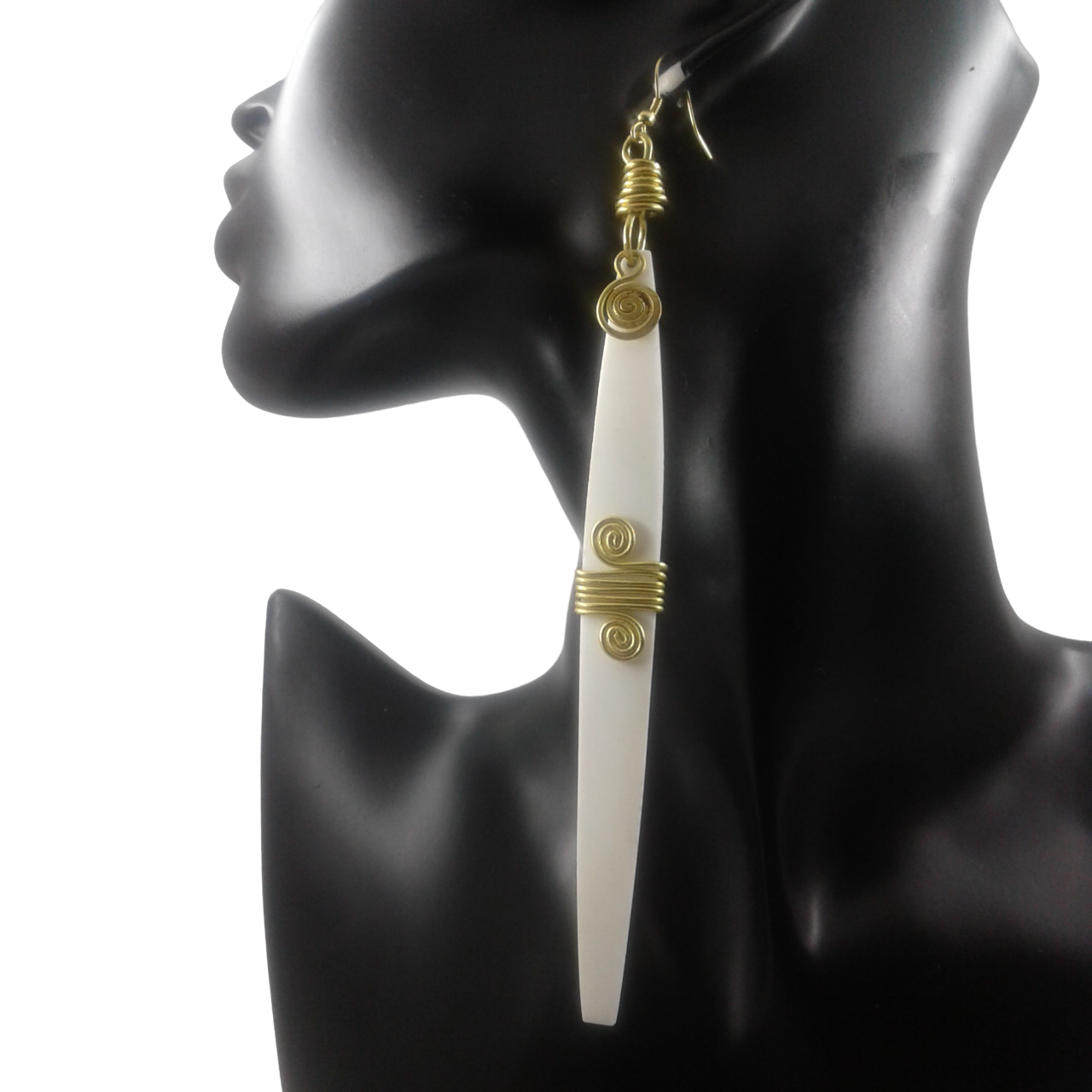 Extra long earrings