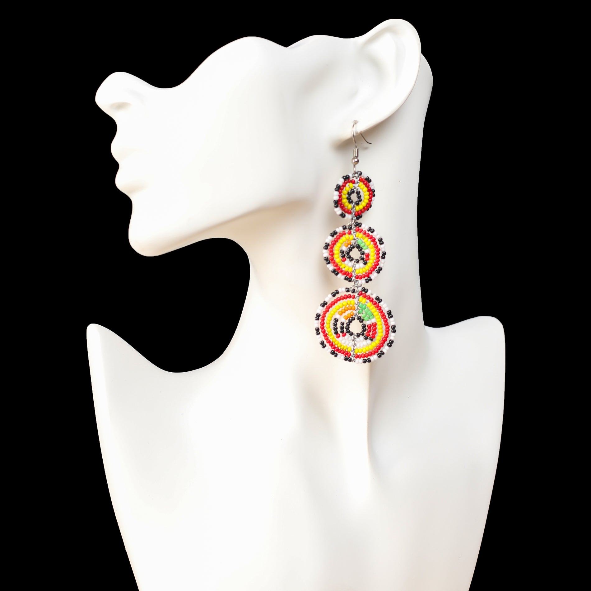 Long Beaded earrings