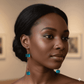 Dazzling Azure Cube Dangle Earrings