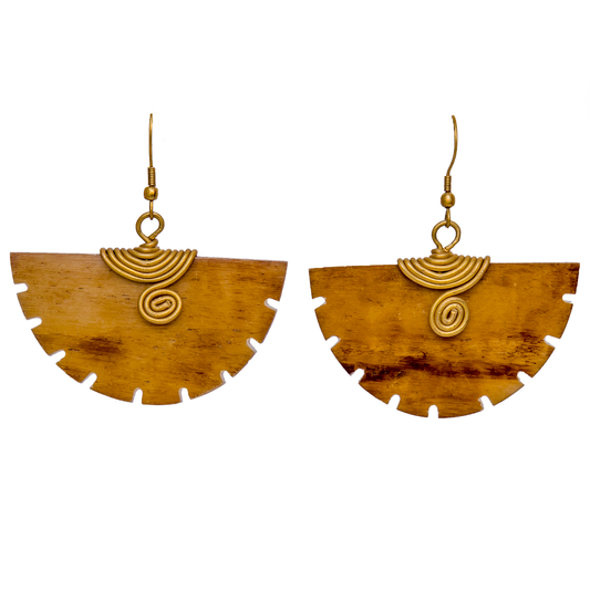 Small Wooden Earrings