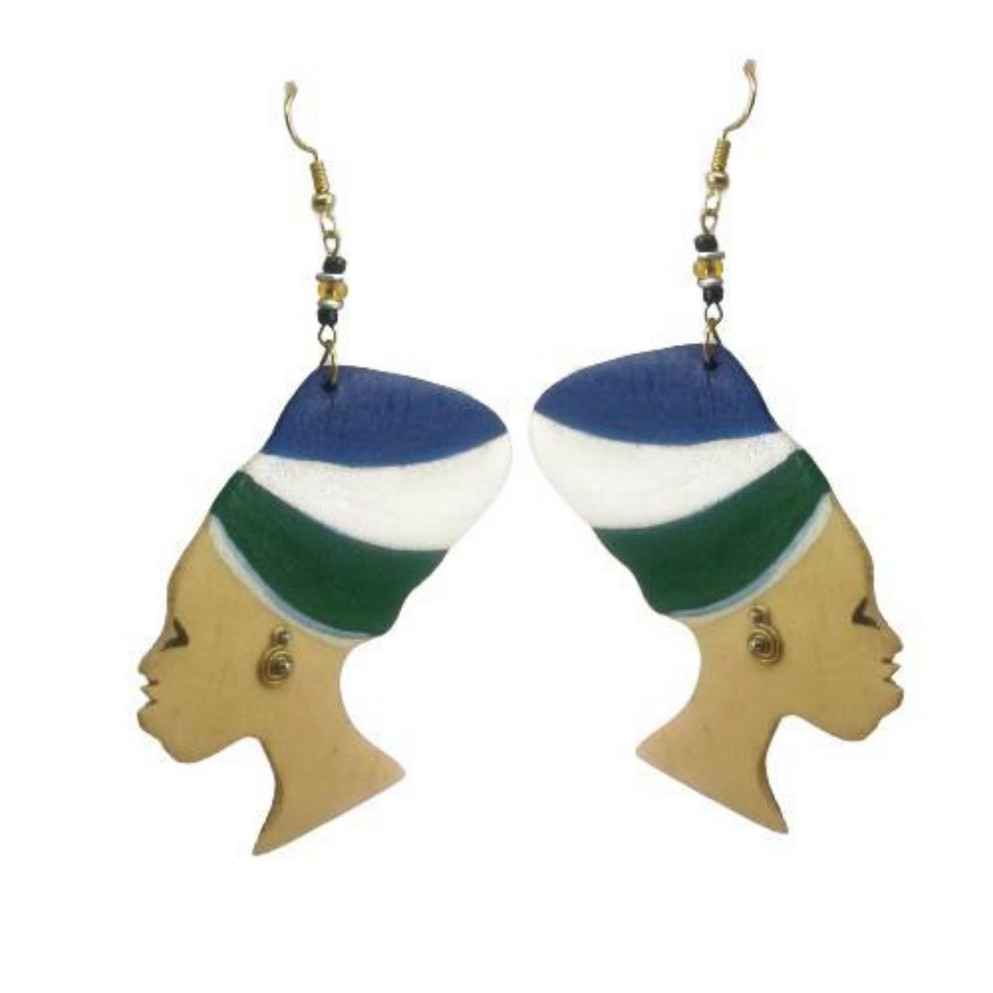 Authentic African Earrings Handcrafted Wood Jewelry from Kenya