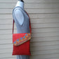 Red crossbody bag