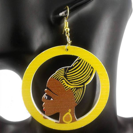 African Hoop Earrings