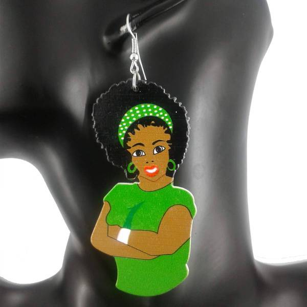 Afro Earrings