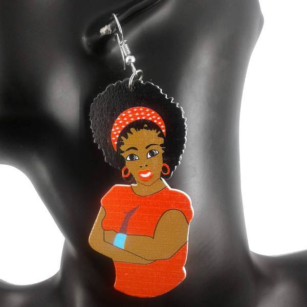 Afro Earrings