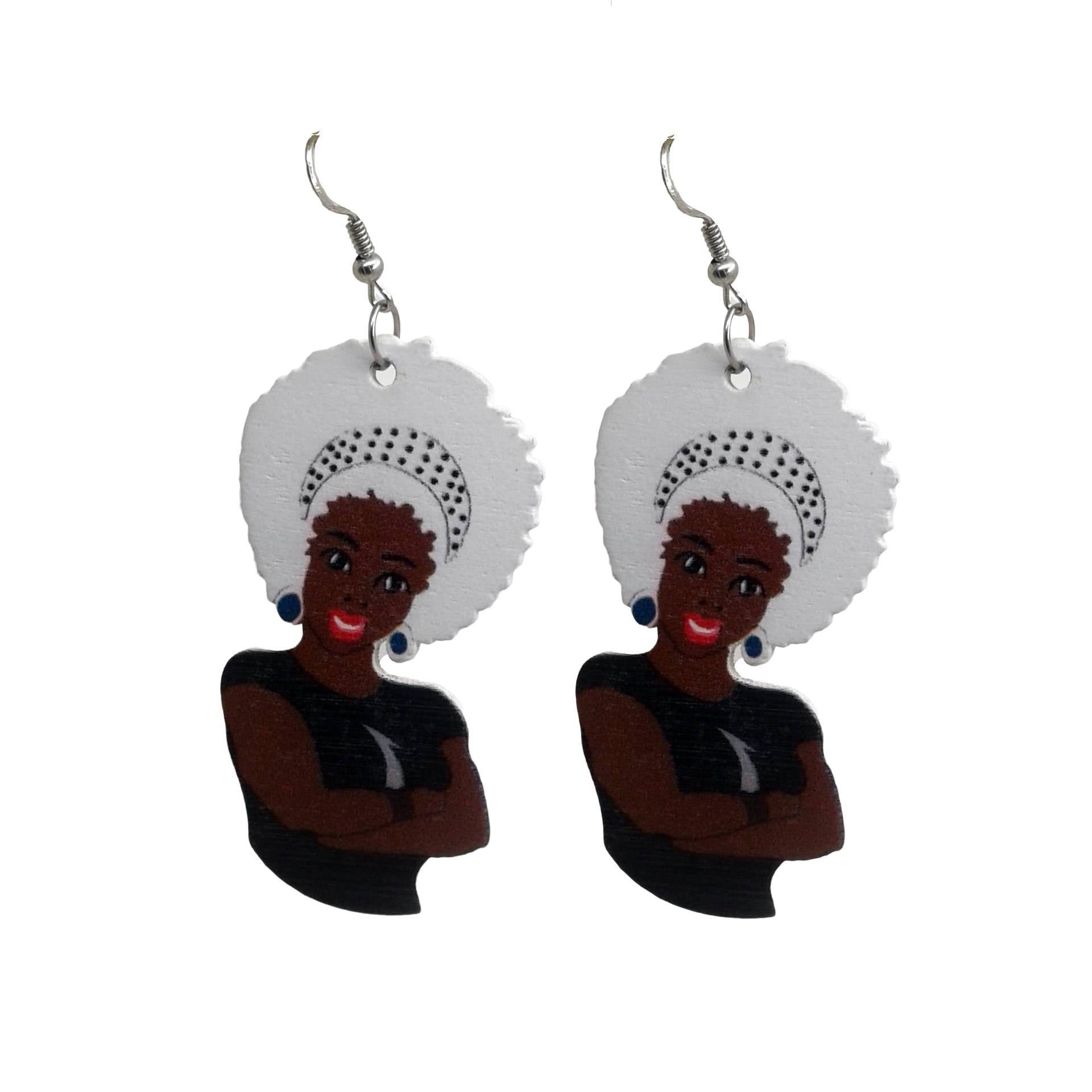 Afro Earrings | My African Gold