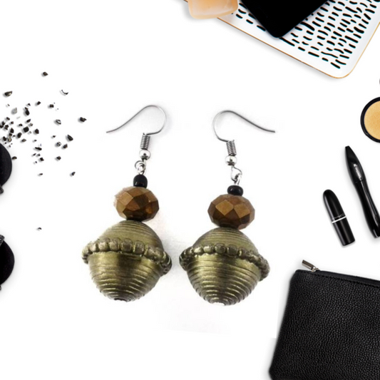 Ball drop earrings