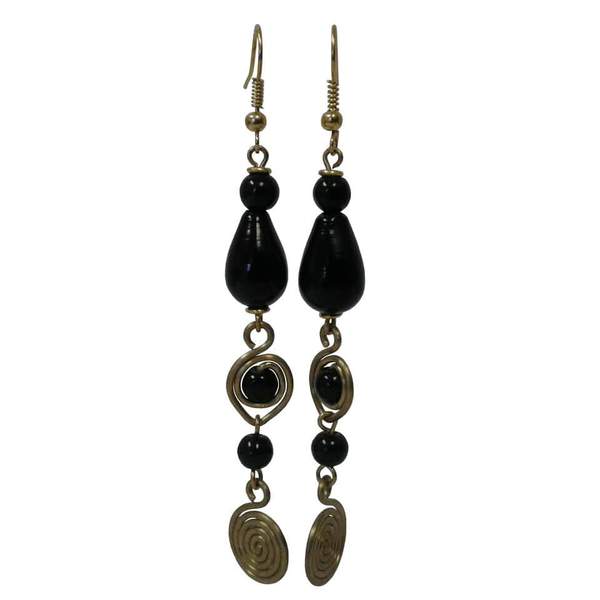 Ball drop earrings