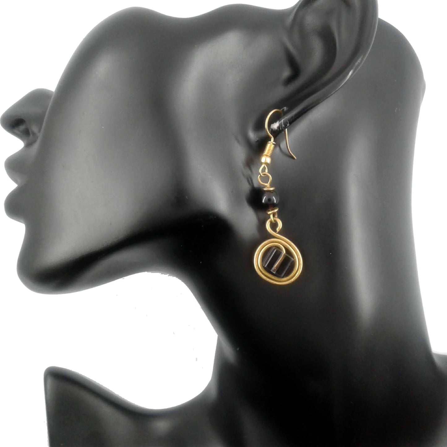 Ball drop earrings