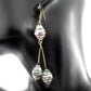 Ball drop earrings