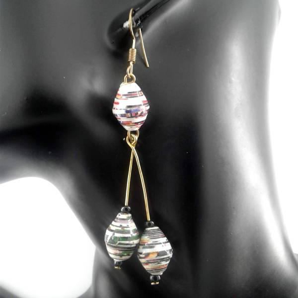 Ball drop earrings