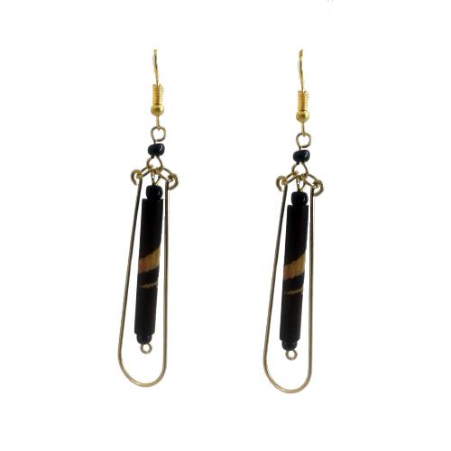 Bamboo Dangle Earrings