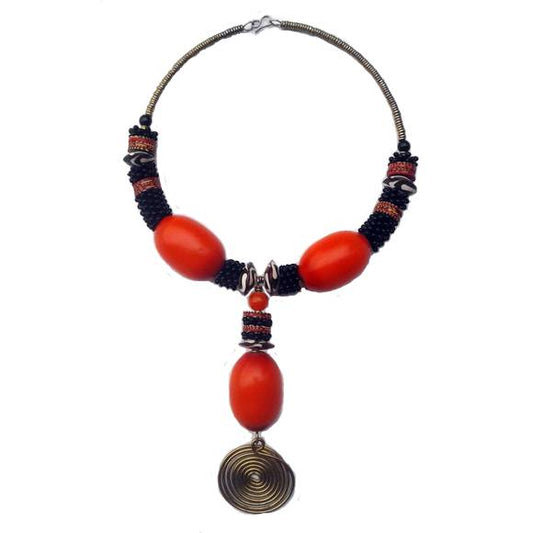 beaded necklace