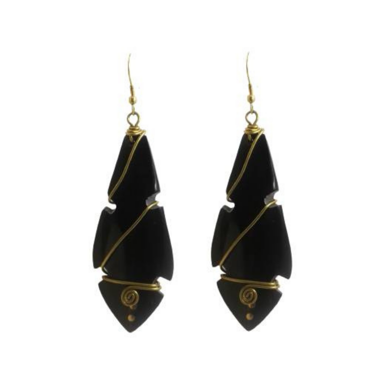 Black Dangle Earrings