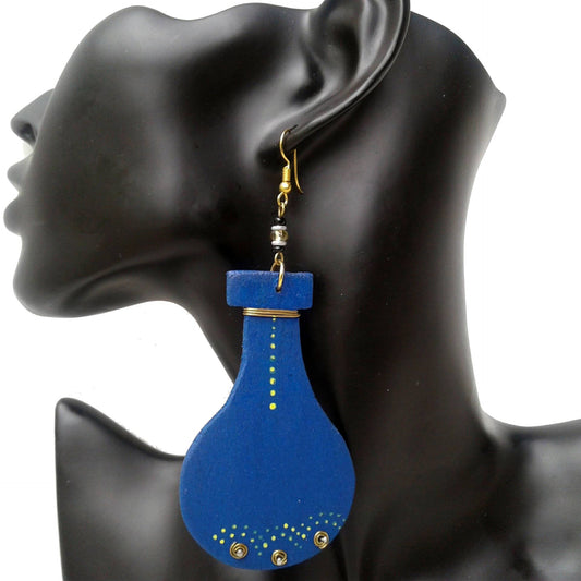 Wooden Dangle Earrings