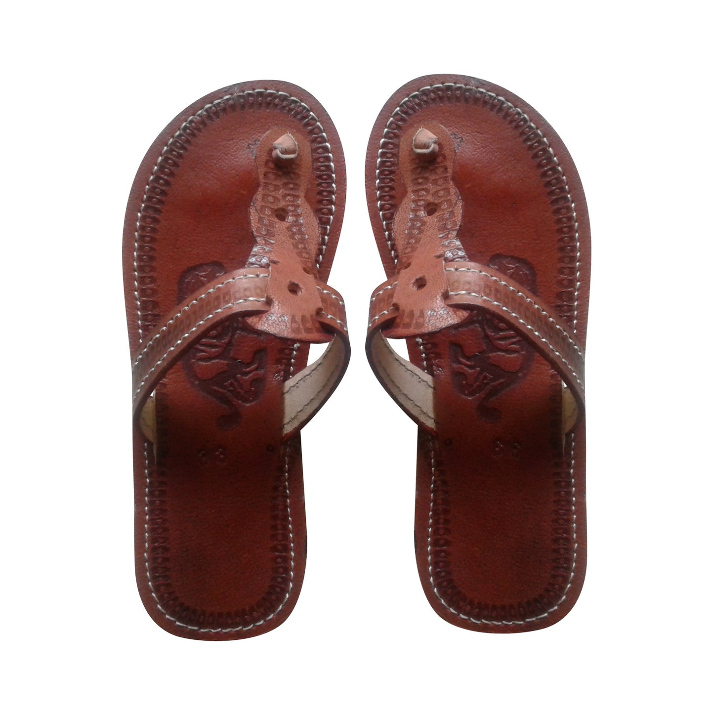 Boys' leather sandals