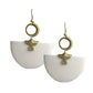 White Dangle Earrings