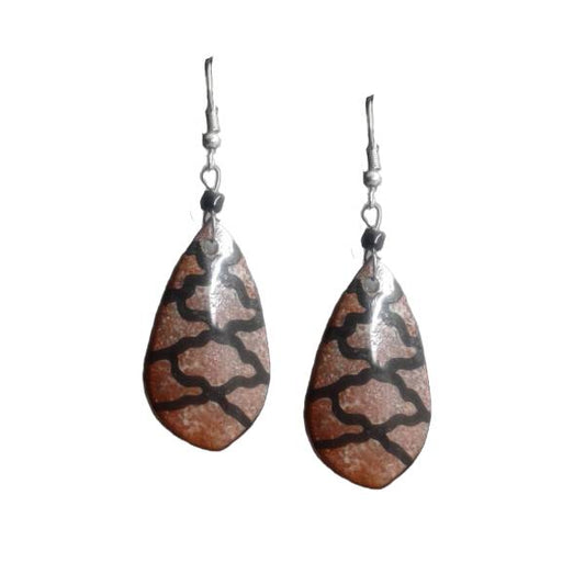 Hand Painted Dangle Earrings