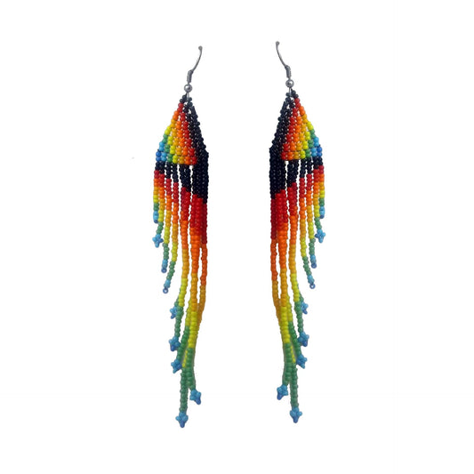 Long Layered Tassel Earrings