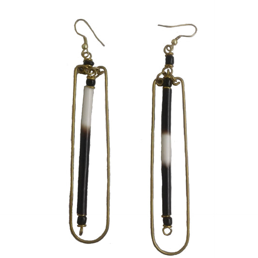 Long dangle earrings