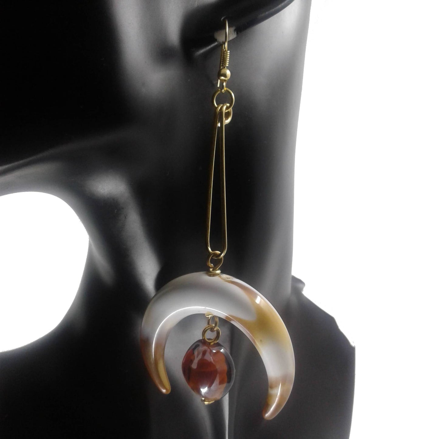 Long dangle earrings