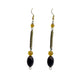 Brown Beaded Earrings