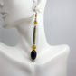 Brown Beaded Earrings