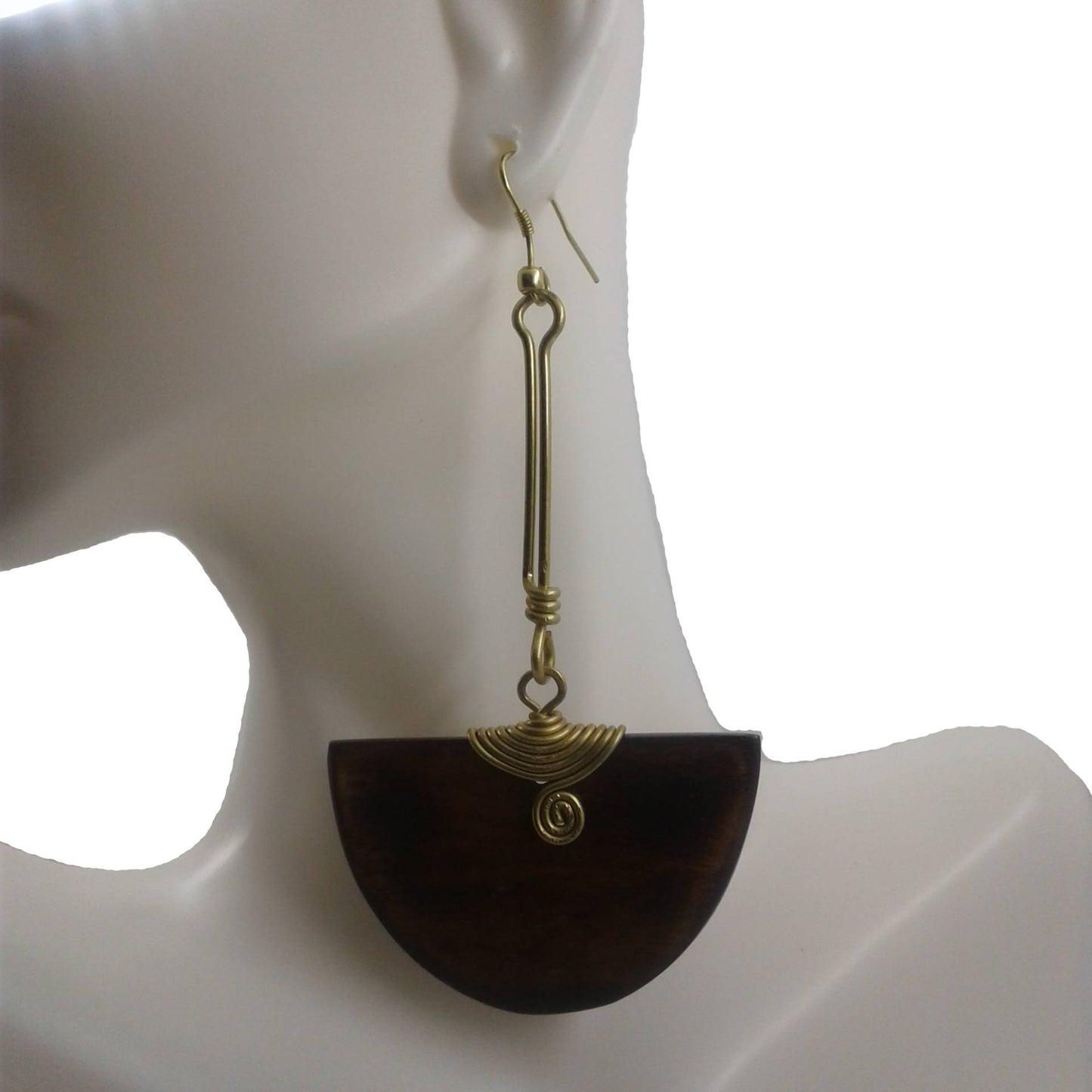 Long Black Earrings