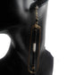 Long linear earrings