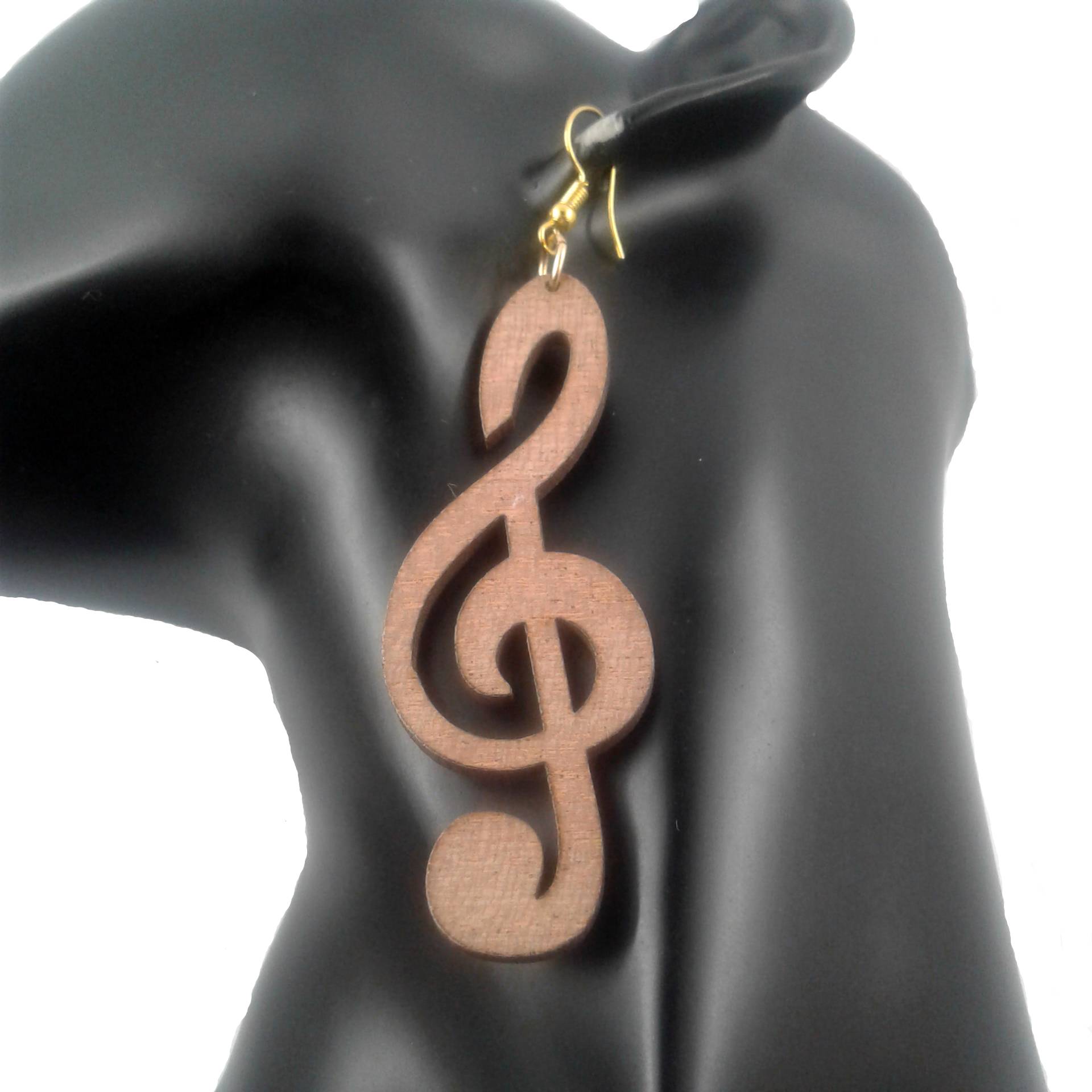 Music note earrings