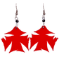 Small Red Earrings