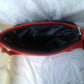 Red crossbody bag