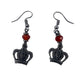 Red Beaded Earrings