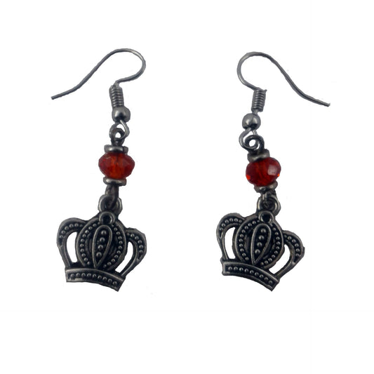 Red Beaded Earrings