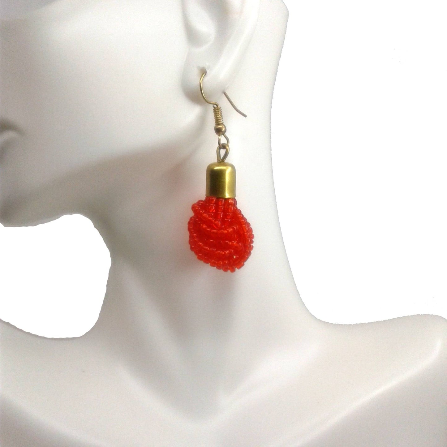Small Red Earrings