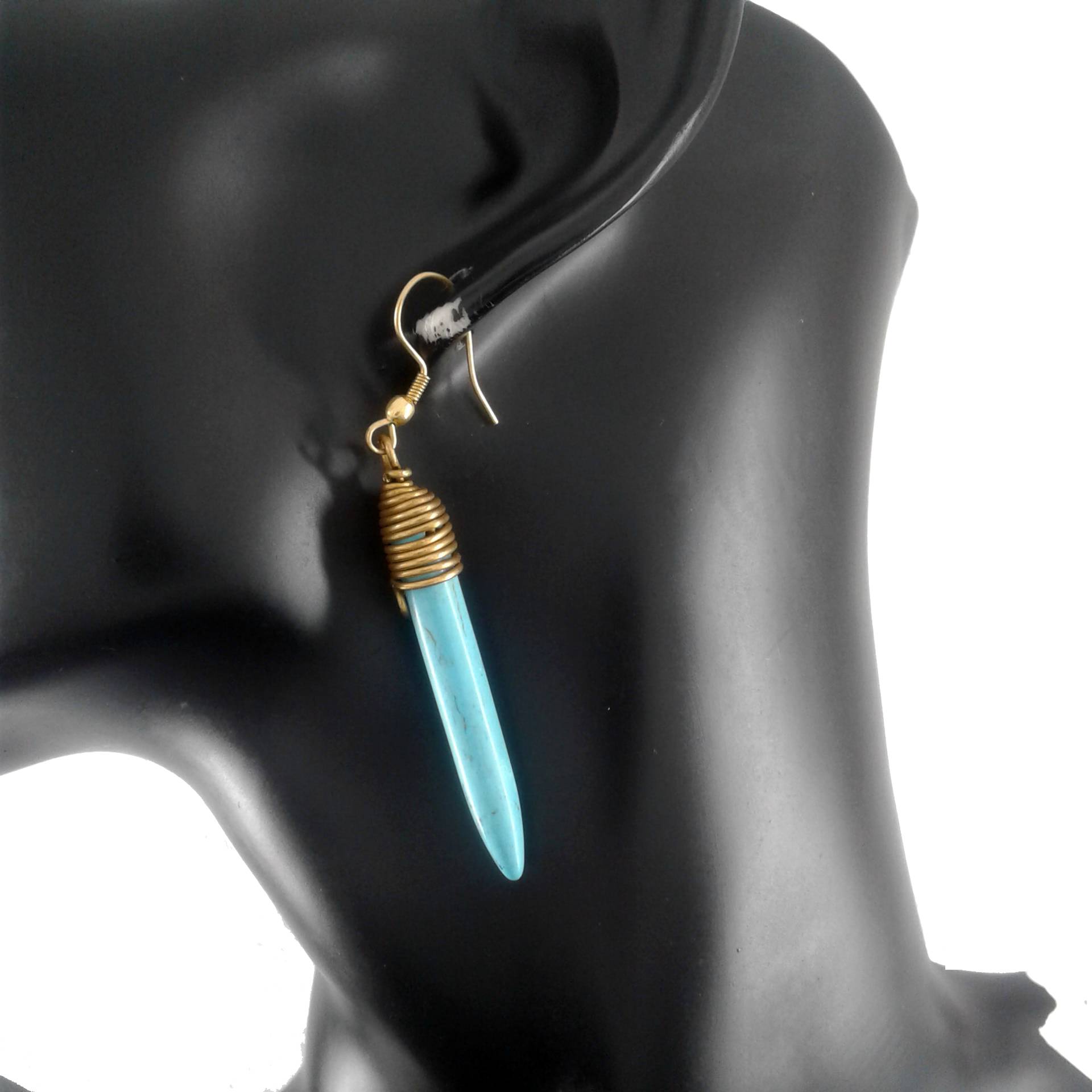 Teal Earrings
