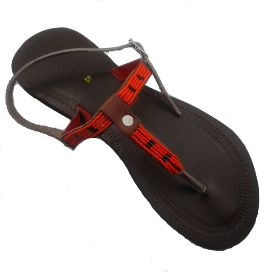 Thong Sandals With Ankle Strap