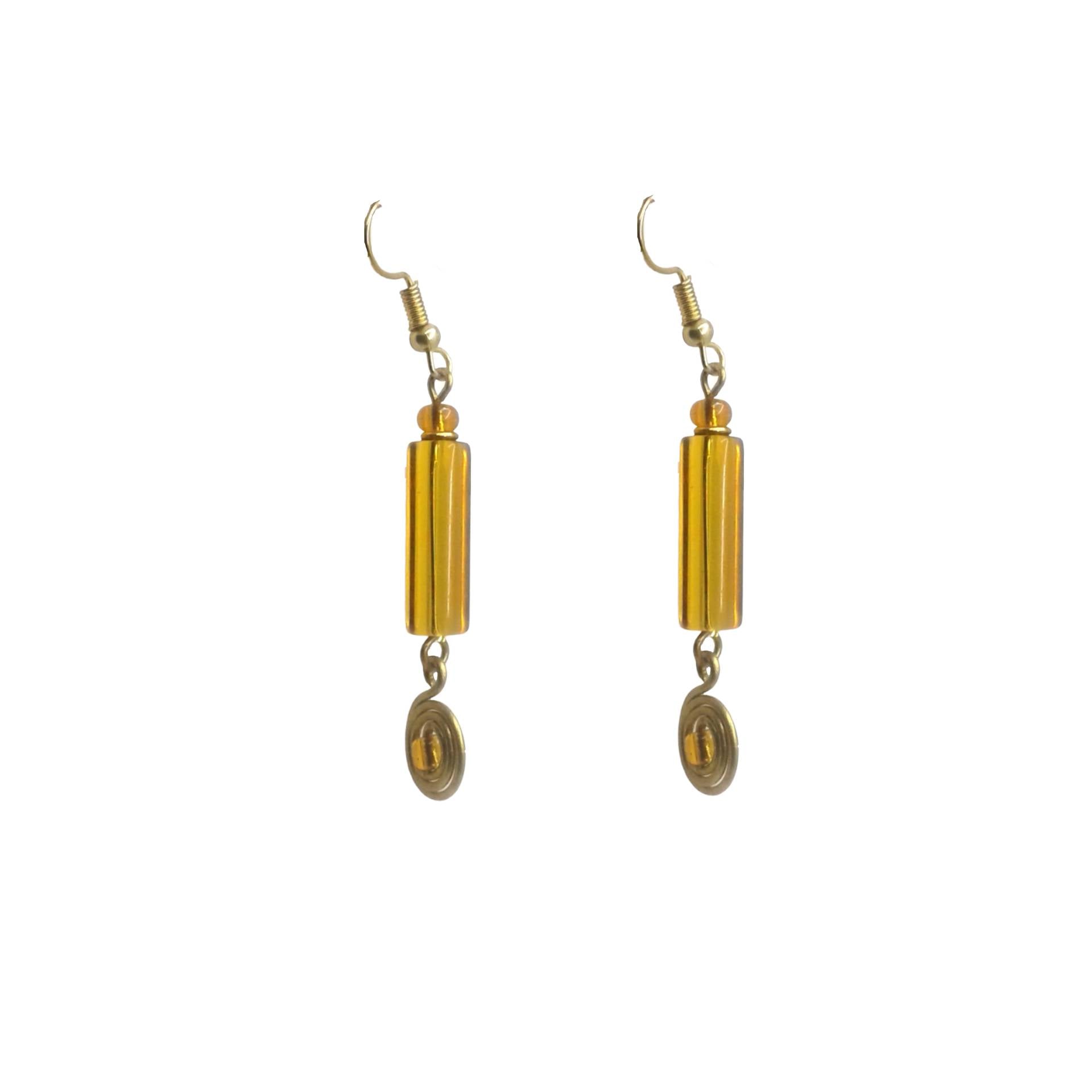 Unique Brown Earrings