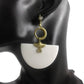 White Dangle Earrings