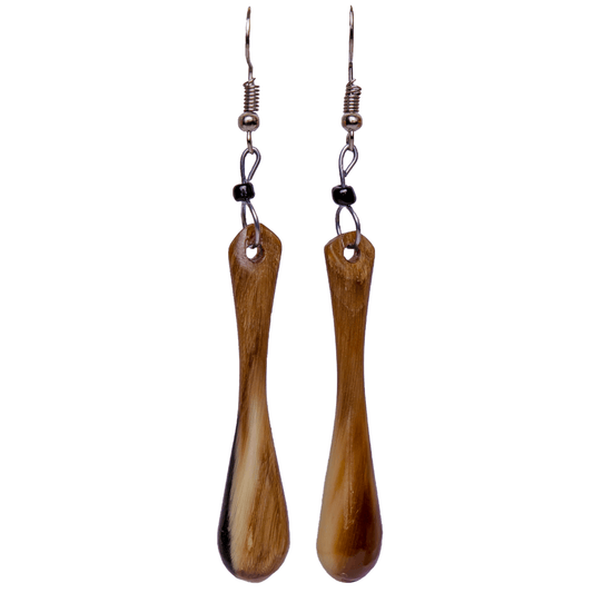 Wooden Long Bar Earrings