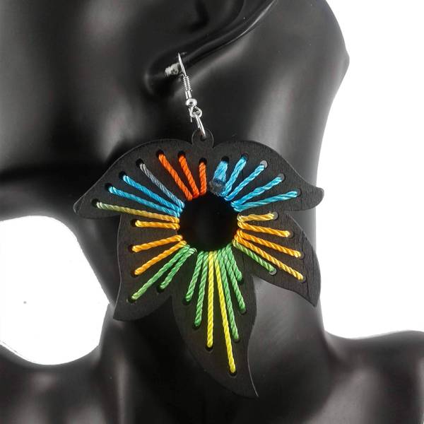 Wooden Dangle Earrings