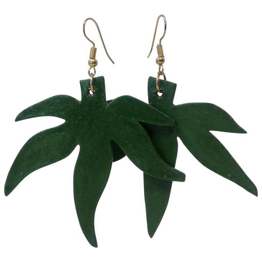 Wooden Dangle Earrings
