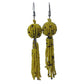 Beaded Tassel Earrings