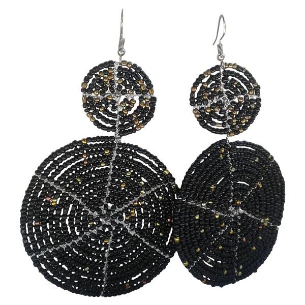 Hand beaded earrings