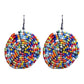 multicolored earrings