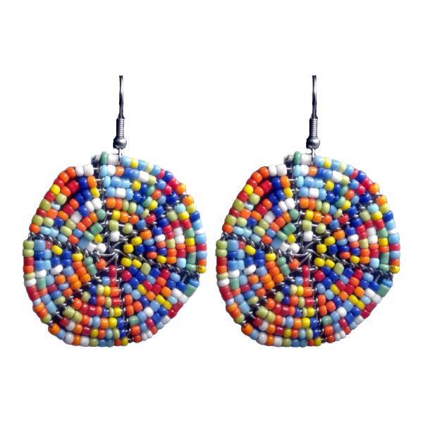 multicolored earrings