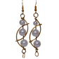 pearl-like earrings